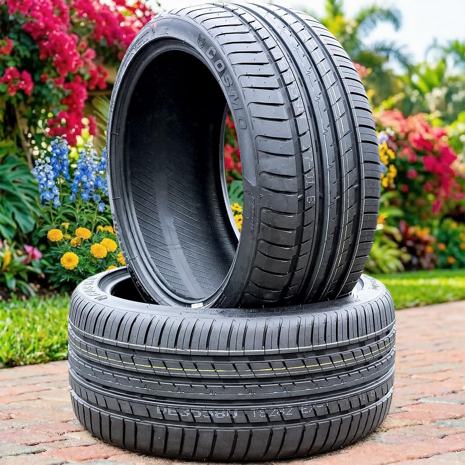 Amazon.com: Set of 2 (TWO) Cosmo Tires MuchoMacho All-Season